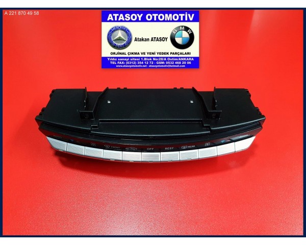 MERCEDES W221 KALORİFER PANELİ 2219055200 2219052700 2219050400 2218704358 2218704958 2218700858 2218704658 2218702658 2218703610 2219052800